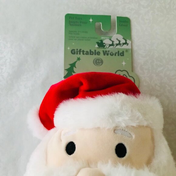 Giftable World 13" Jumbo Peppermint Nick w Squeaky Santa Claus Christmas - Picture 7 of 7